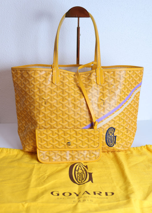 Preloved GOYARD St Louis PM Tote Yellow Bag | Luxe Again Mason