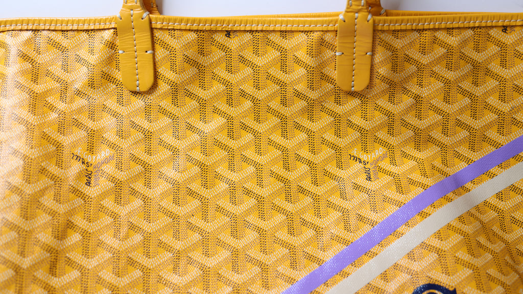 Preloved GOYARD St Louis PM Tote Yellow Bag | Luxe Again Mason