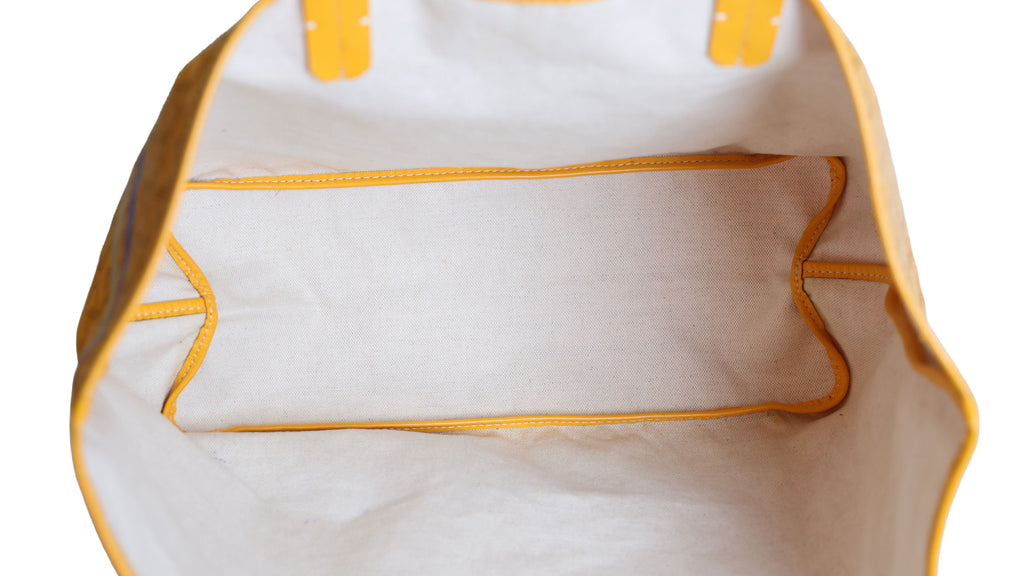 Preloved GOYARD St Louis PM Tote Yellow Bag | Luxe Again Mason