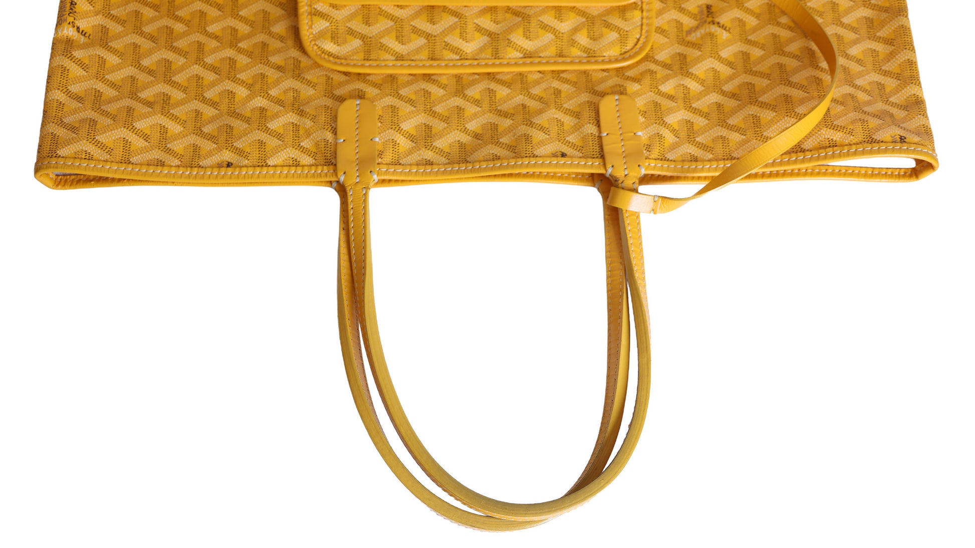 Preloved GOYARD St Louis PM Tote Yellow Bag | Luxe Again Mason