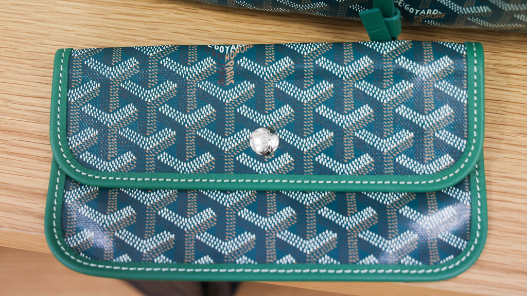 Pre-owned GOYARD St Louis PM Tote Green | Luxe Again Maison 