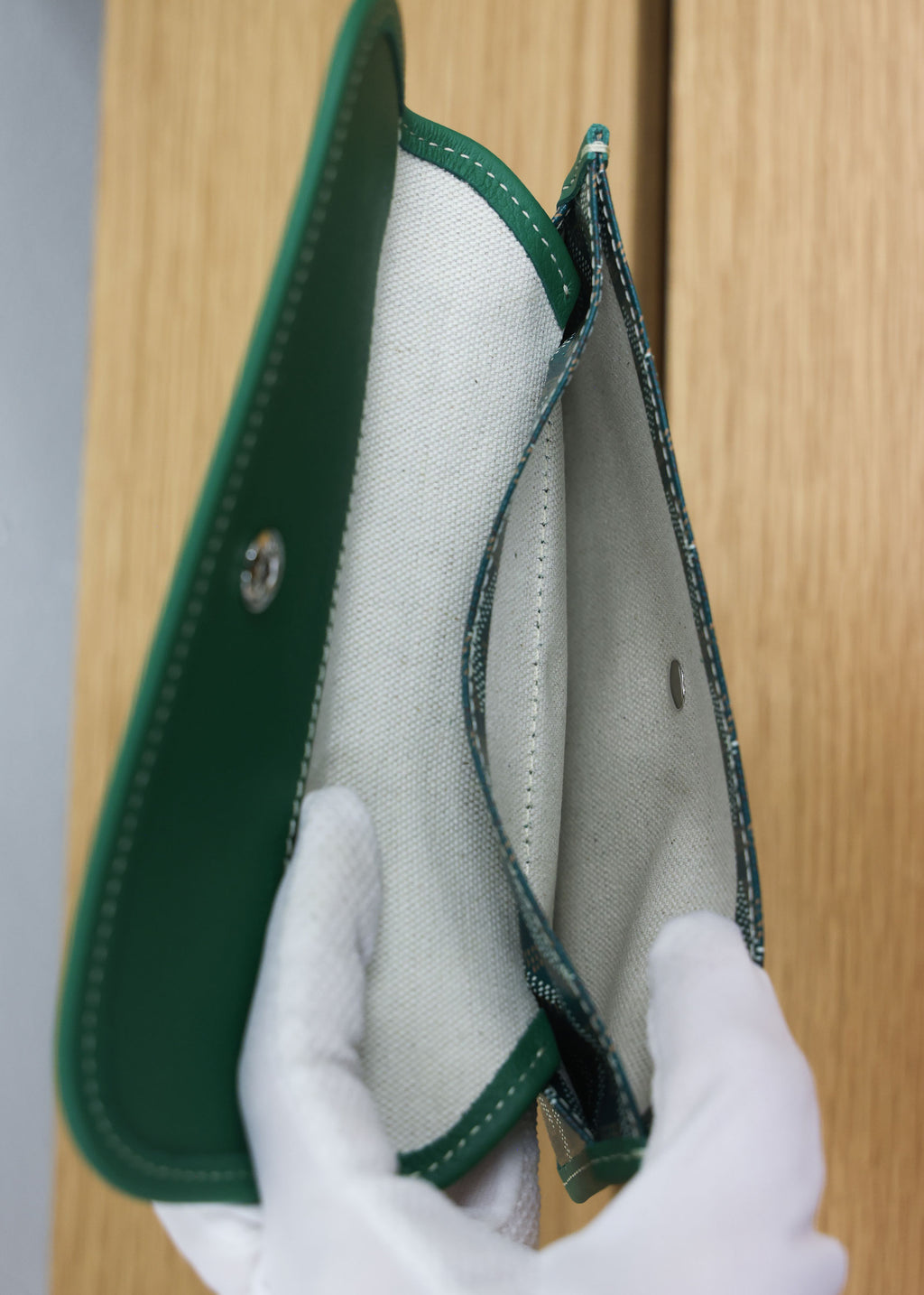 Pre-owned GOYARD St Louis PM Tote Green | Luxe Again Maison 