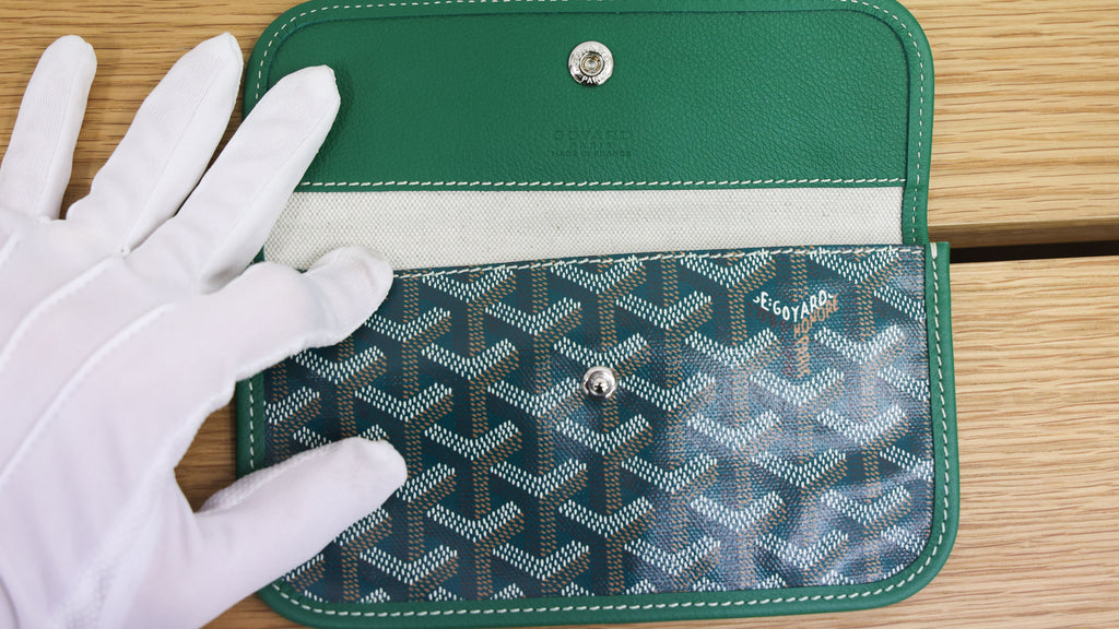 Pre-owned GOYARD St Louis PM Tote Green | Luxe Again Maison 