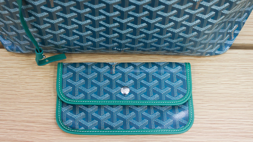 Pre-owned GOYARD St Louis PM Tote Green | Luxe Again Maison 