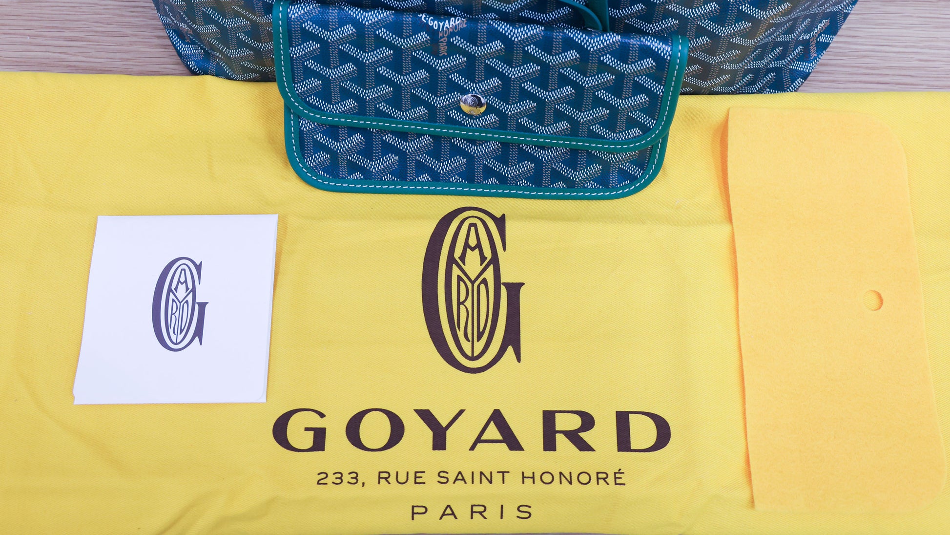 Pre-owned GOYARD St Louis PM Tote Green | Luxe Again Maison 