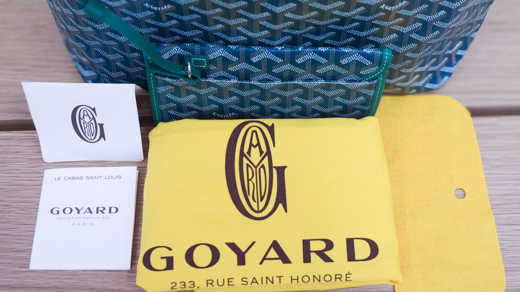 Pre-owned GOYARD St Louis PM Tote Green | Luxe Again Maison 