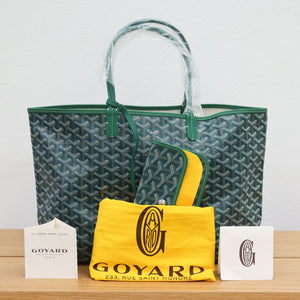 Pre-owned GOYARD St Louis PM Tote Green | Luxe Again Maison 