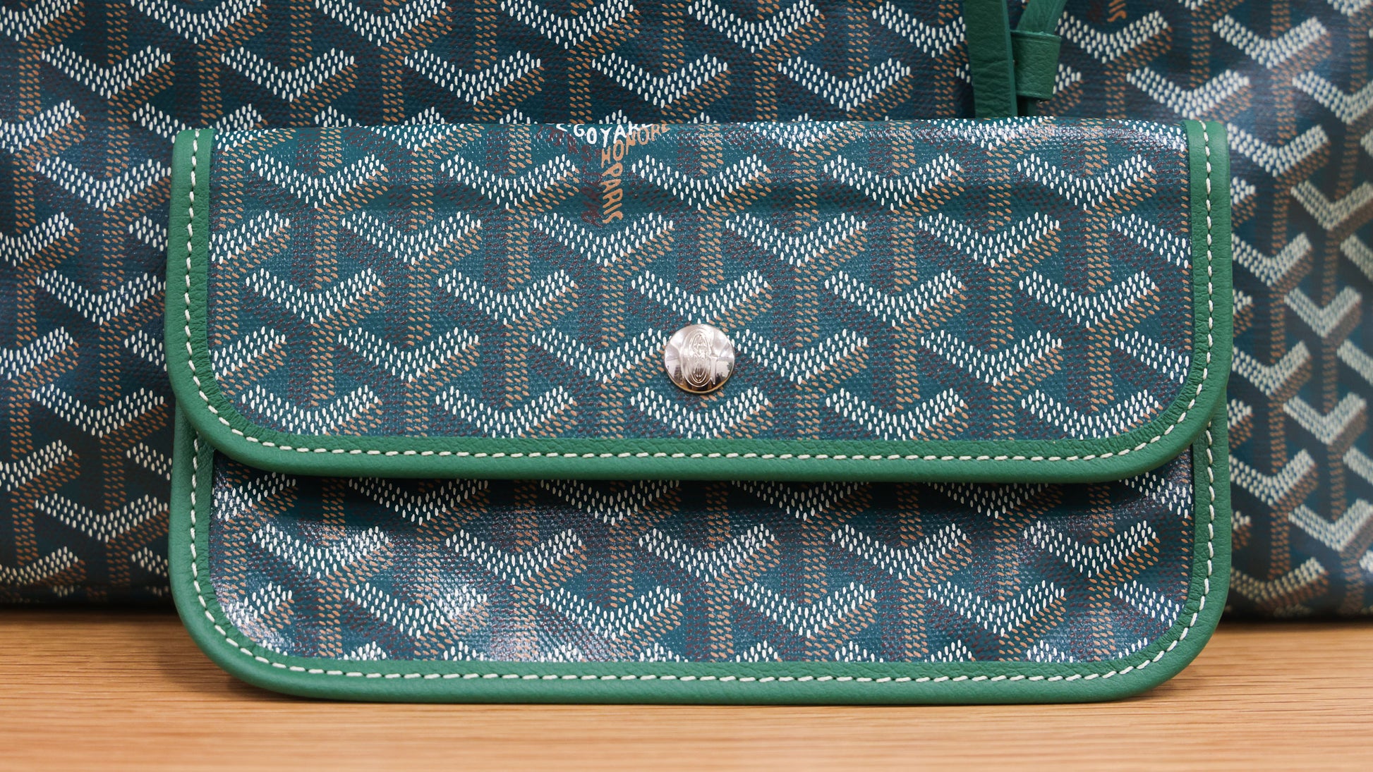 Pre-owned GOYARD St Louis PM Tote Green | Luxe Again Maison 