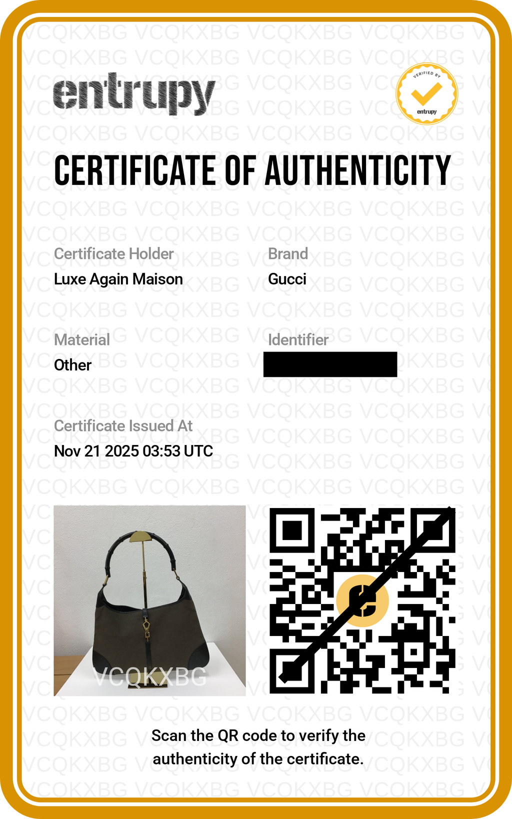 GUCCI Bamboo Jackie Canvas x Leather Shoulder Bag Black Brown