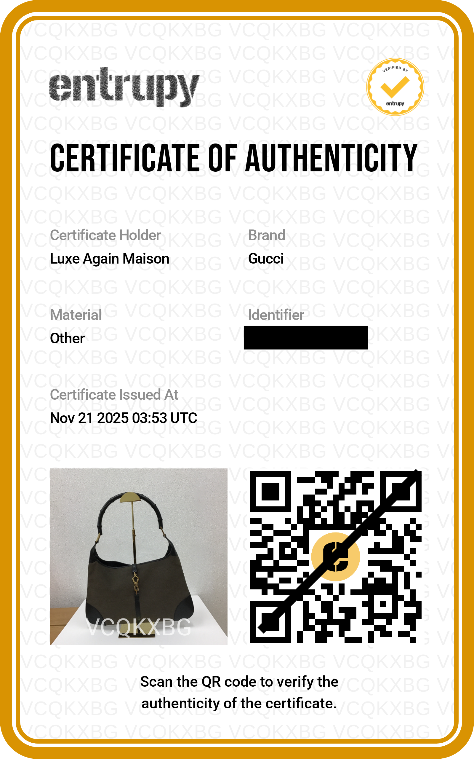 GUCCI Bamboo Jackie Canvas x Leather Shoulder Bag Black Brown