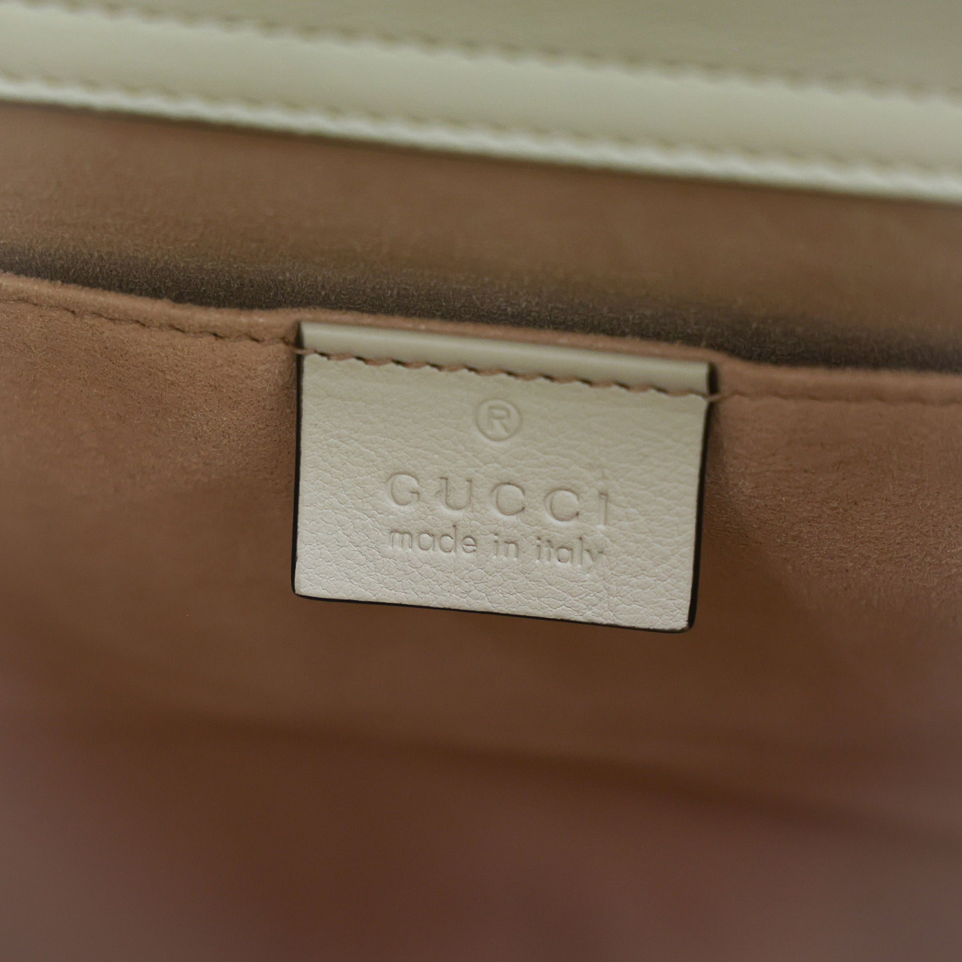 Preloved authentic GUCCI Diana Bamboo Medium White Leather Tote | Luxe Again Maison