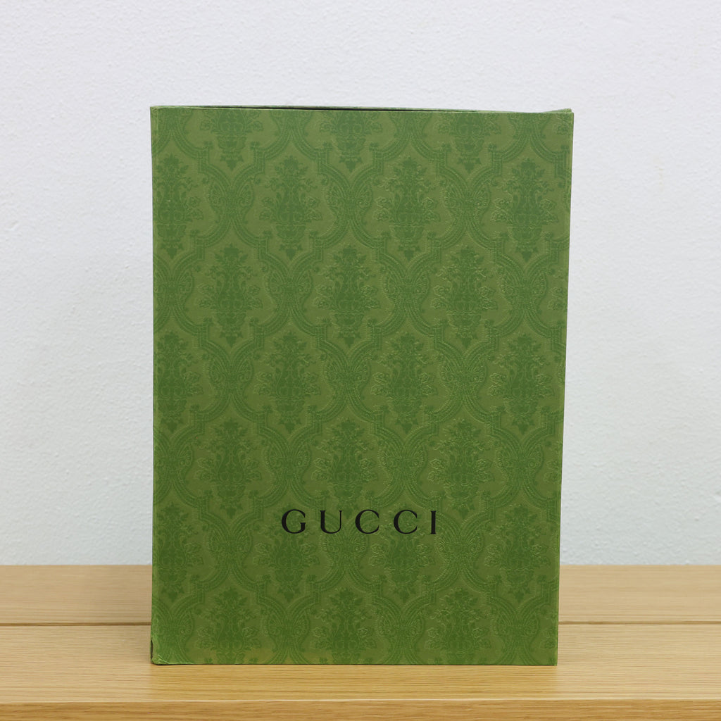 Preloved GUCCI Double G Diana Bamboo Medium Tote Green | Luxe Again Maison