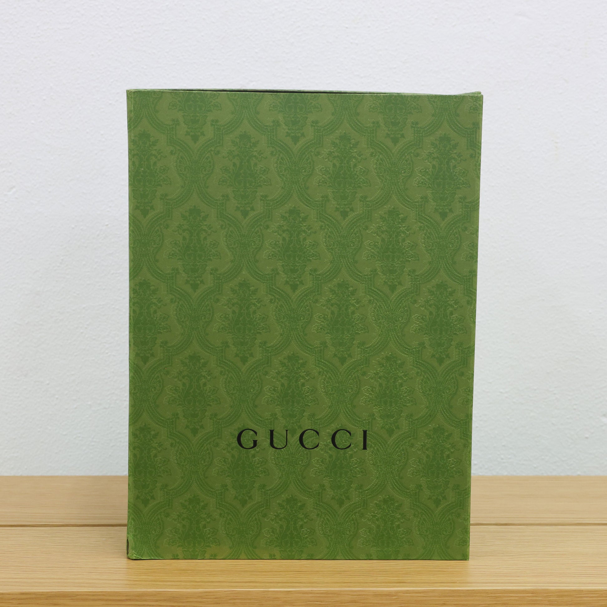 Preloved GUCCI Double G Diana Bamboo Medium Tote Green | Luxe Again Maison