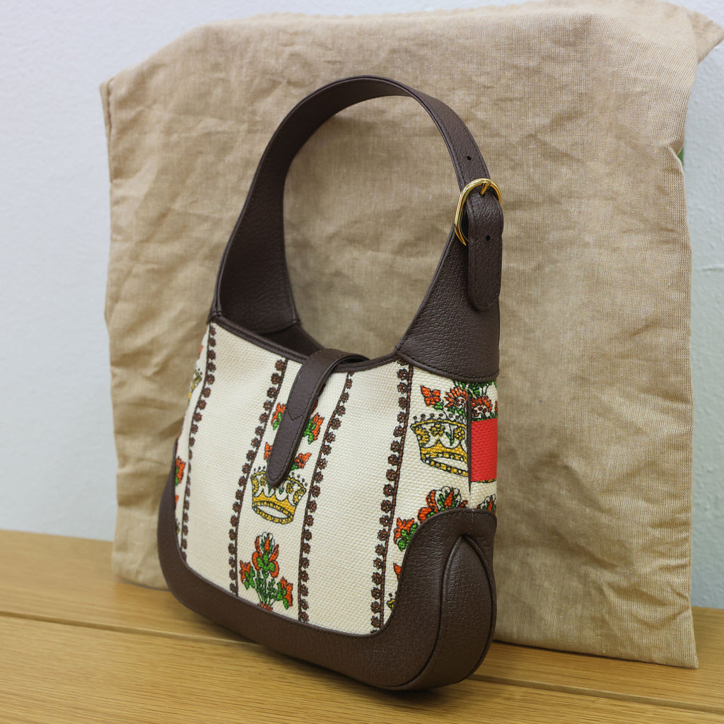 Pre-owned GUCCI Jackie 1961 Small E Barrier & W Griffin The R Crown 636706 Bag | Luxe Again Maison