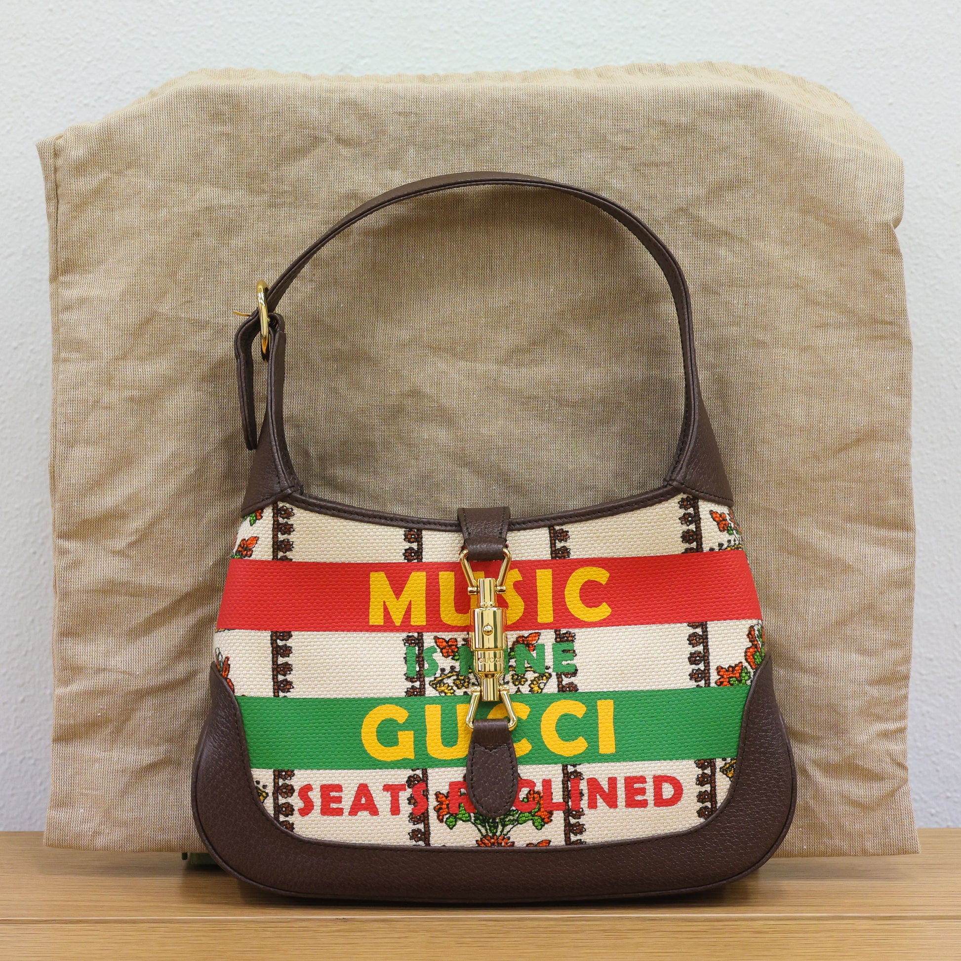 Pre-owned GUCCI Jackie 1961 Small E Barrier & W Griffin The R Crown 636706 Bag | Luxe Again Maison