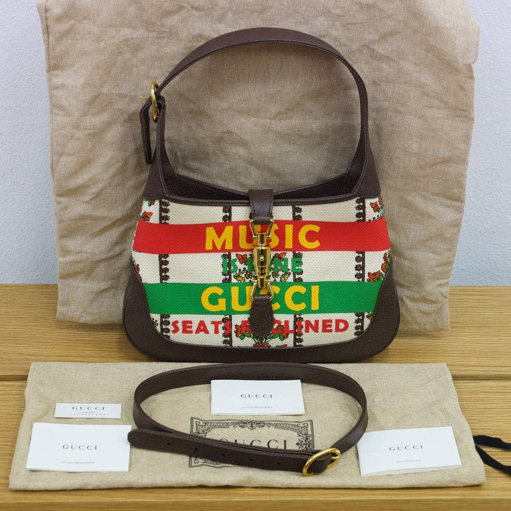 Pre-owned GUCCI Jackie 1961 Small E Barrier & W Griffin The R Crown 636706 Bag | Luxe Again Maison