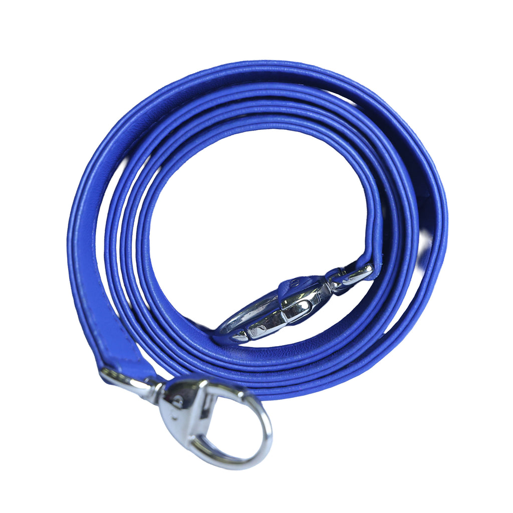 Preowned CHRISTIAN DIOR Lady Dior Cannage Leather Silver Hardware Blue Medium | Luxe Again Maison