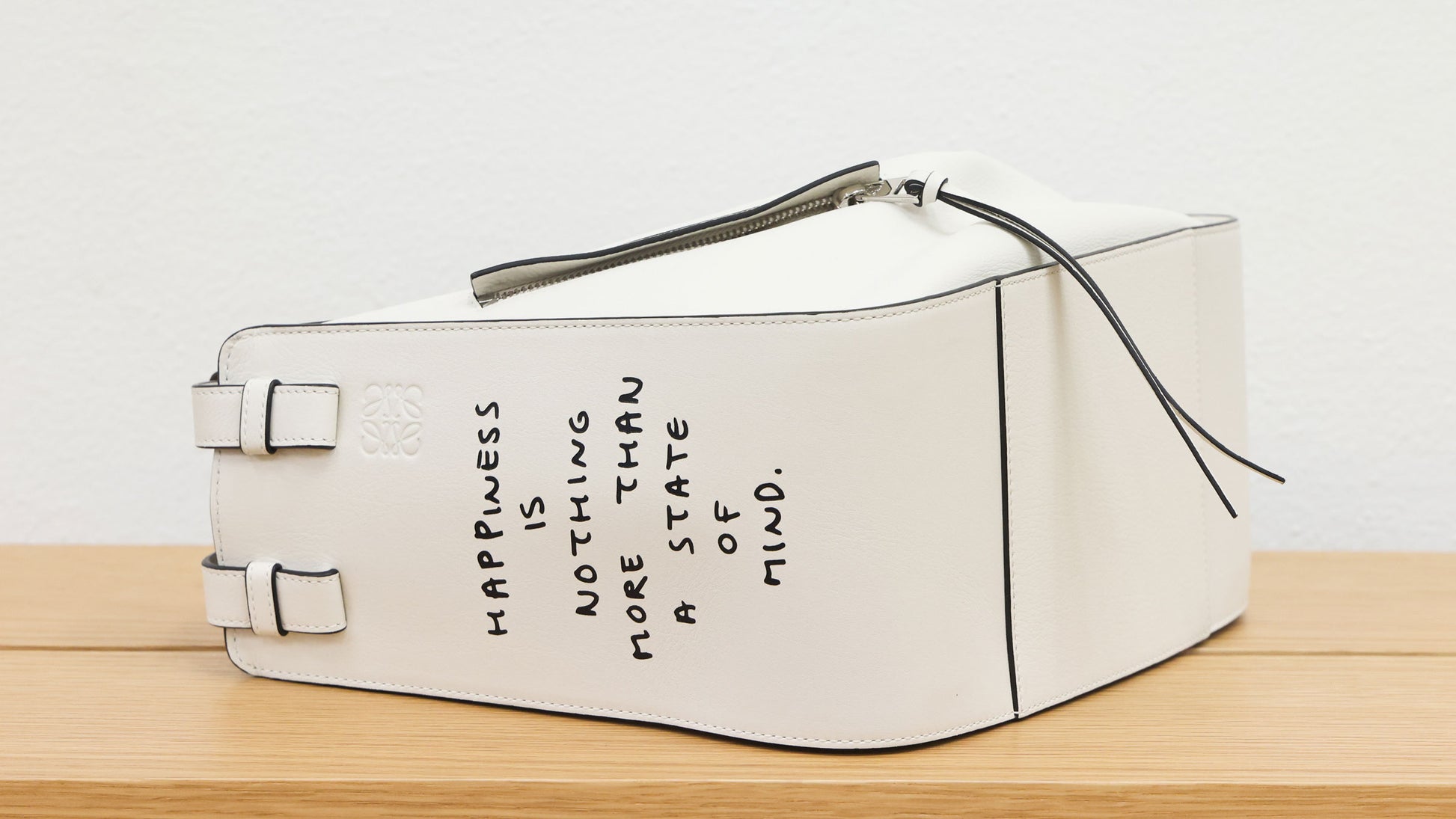 Pre-owned Loewe x Joe Brainard Hammock Bag - Small Eggshell Leather | Luxe Again Maison