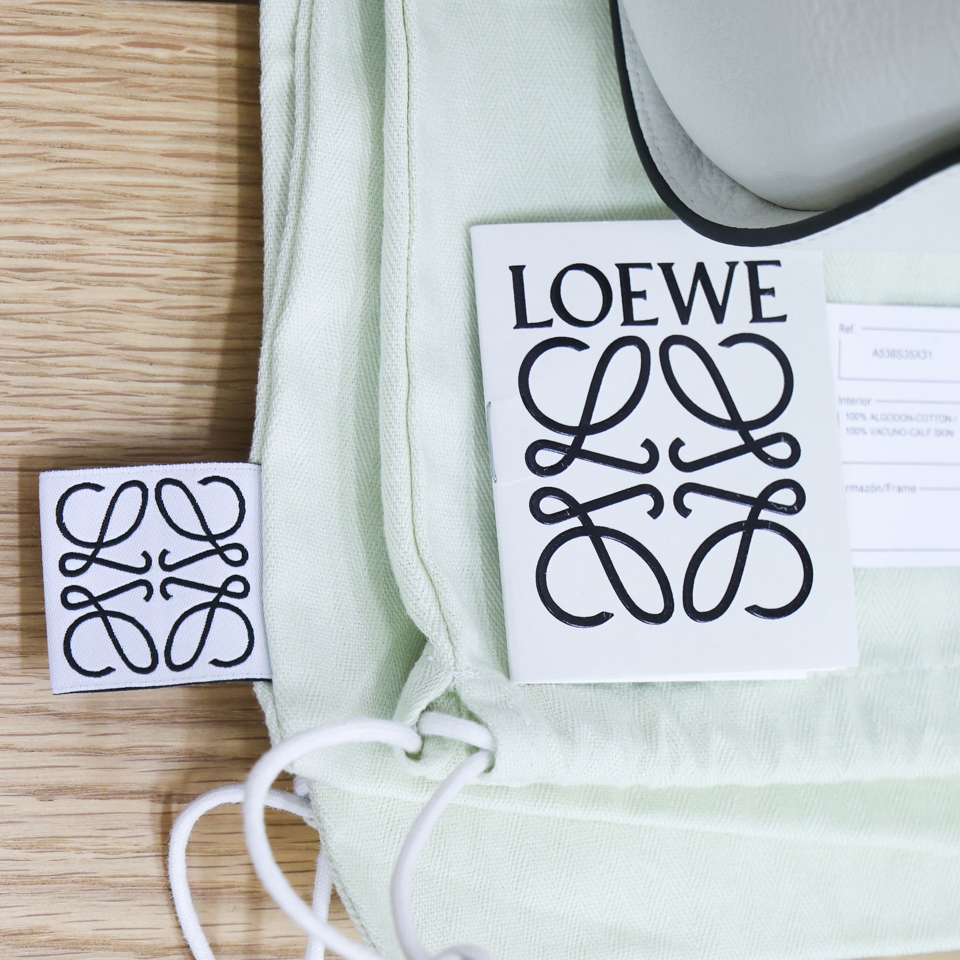 Pre-owned Loewe x Joe Brainard Hammock Bag - Small Eggshell Leather | Luxe Again Maison