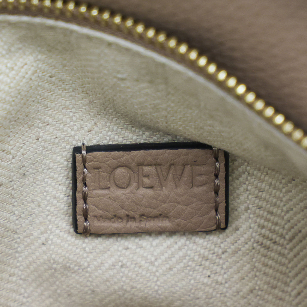 Second hand LOEWE Puzzle Edge Mini Leather Beige 2 Way Hand Bag | Luxe Again Maison