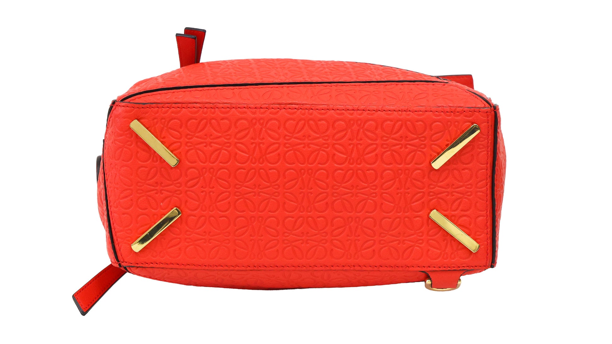 Preloved LOEWE Repeat Anagram Small Puzzle Leather Red | Luxe Again Maison