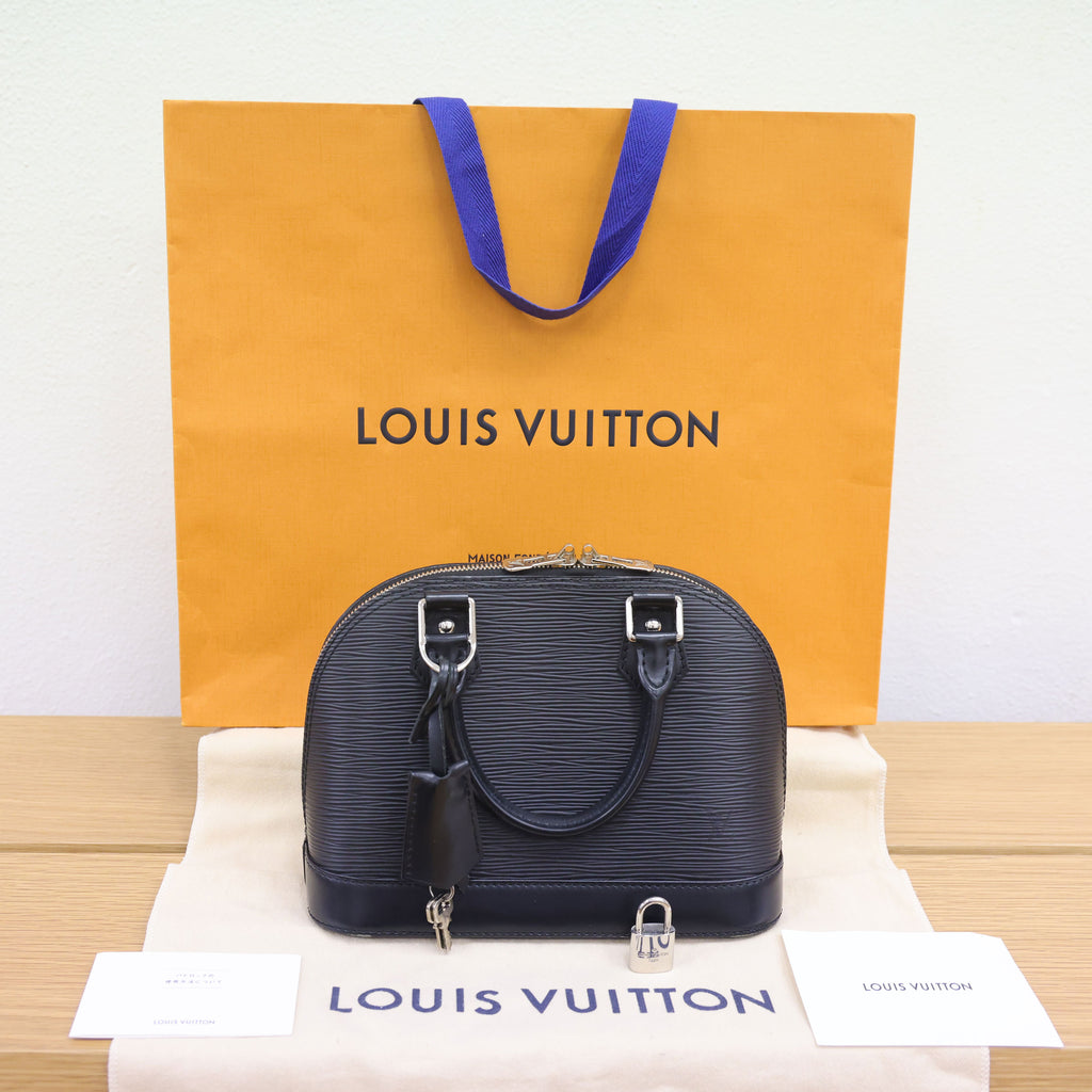 Preloved LOUIS VUITTON Alma BB Epi Leather Black Bag M40862 | Luxe Again Maison