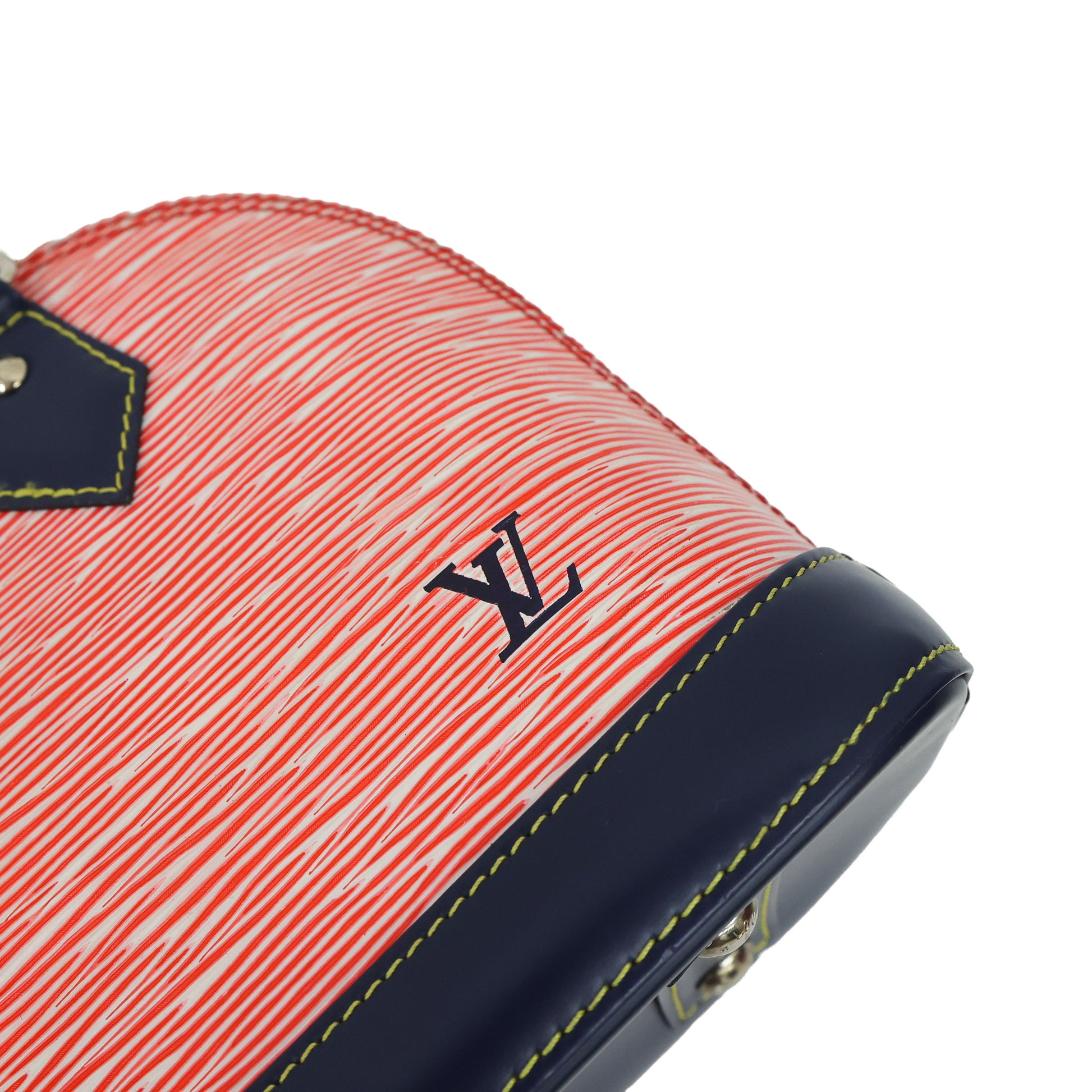 Preloved LOUIS VUITTON Epi Alma BB Red & Navy Blue  Luxe Again Maison