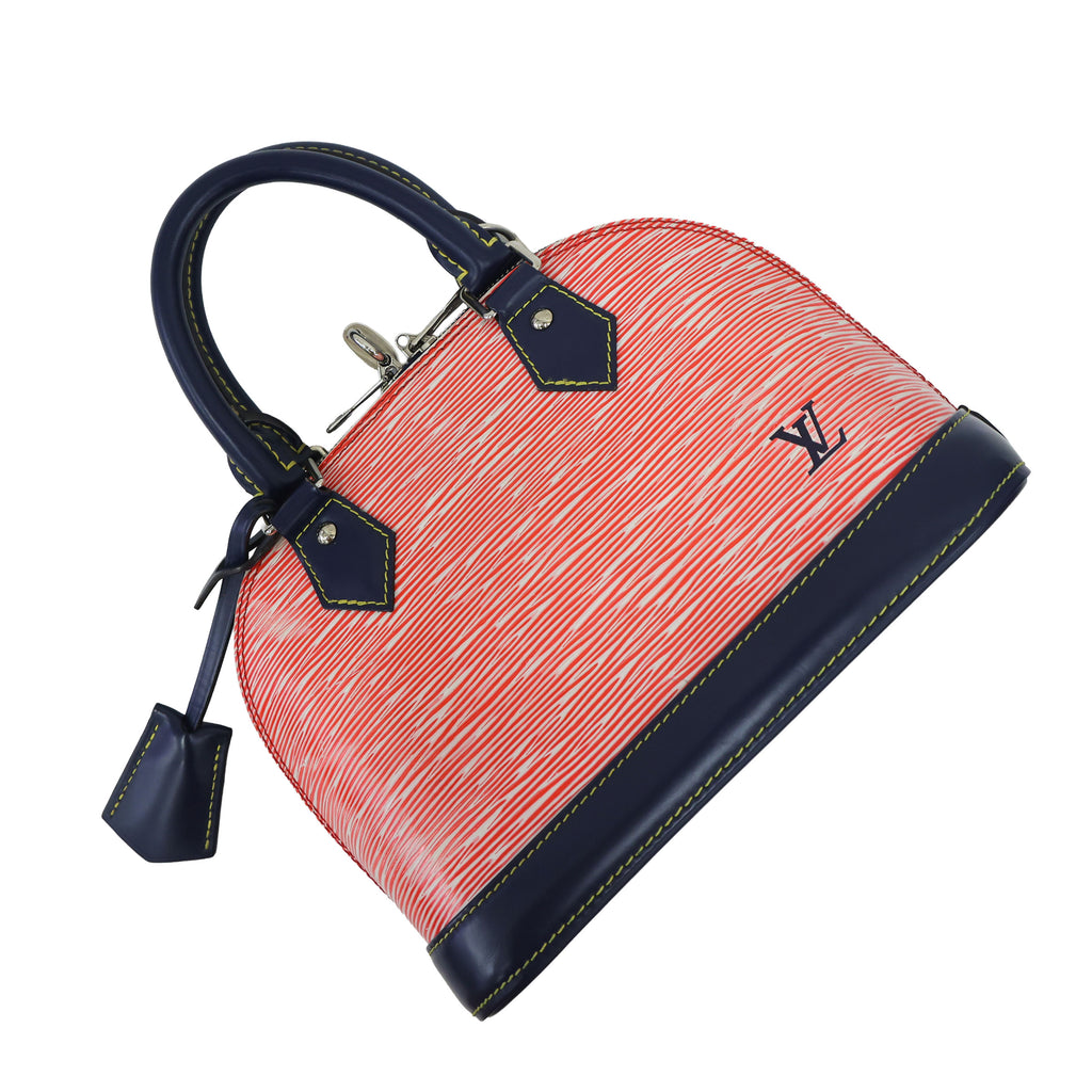 Preloved LOUIS VUITTON Epi Alma BB Red & Navy Blue  Luxe Again Maison
