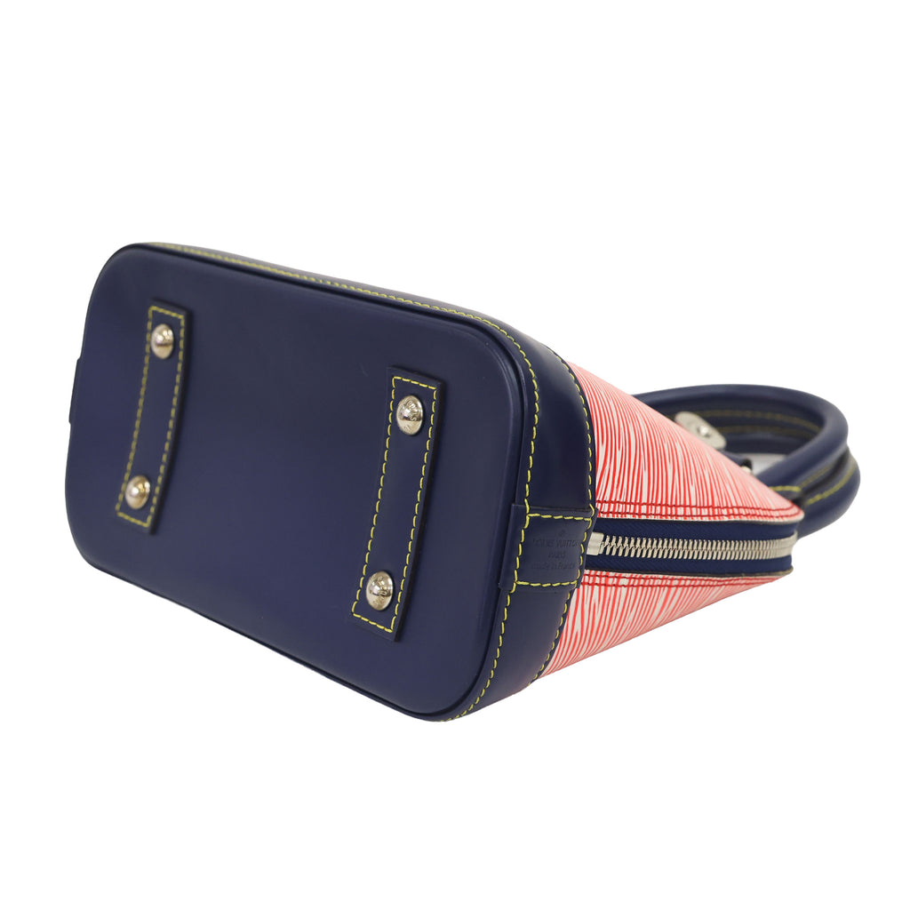 Preloved LOUIS VUITTON Epi Alma BB Red & Navy Blue  Luxe Again Maison