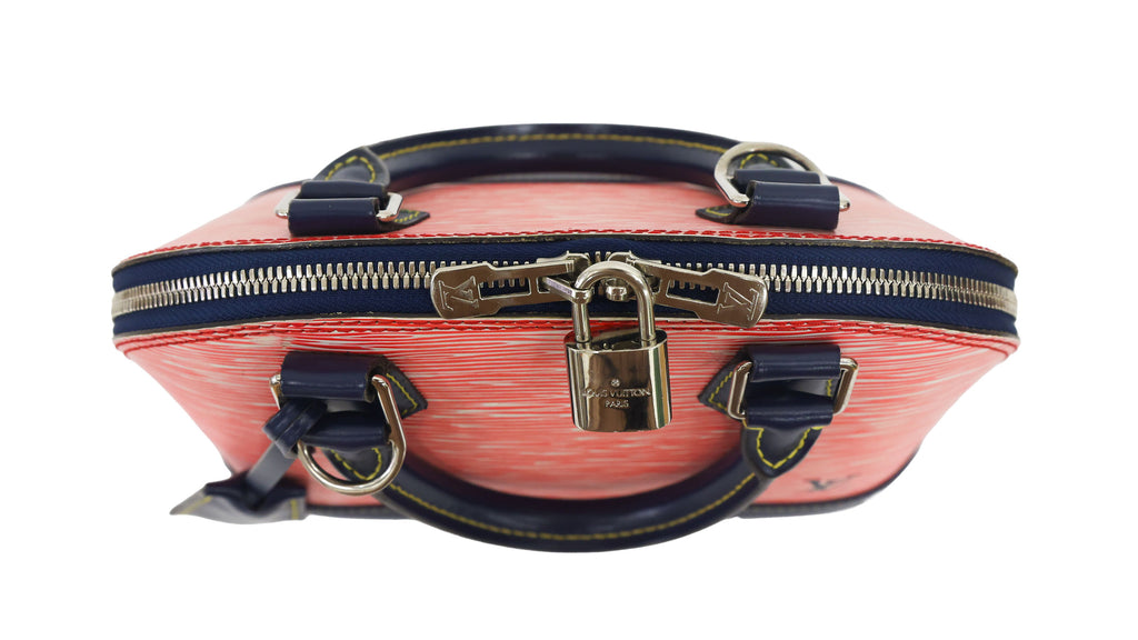 Preloved LOUIS VUITTON Epi Alma BB Red & Navy Blue  Luxe Again Maison
