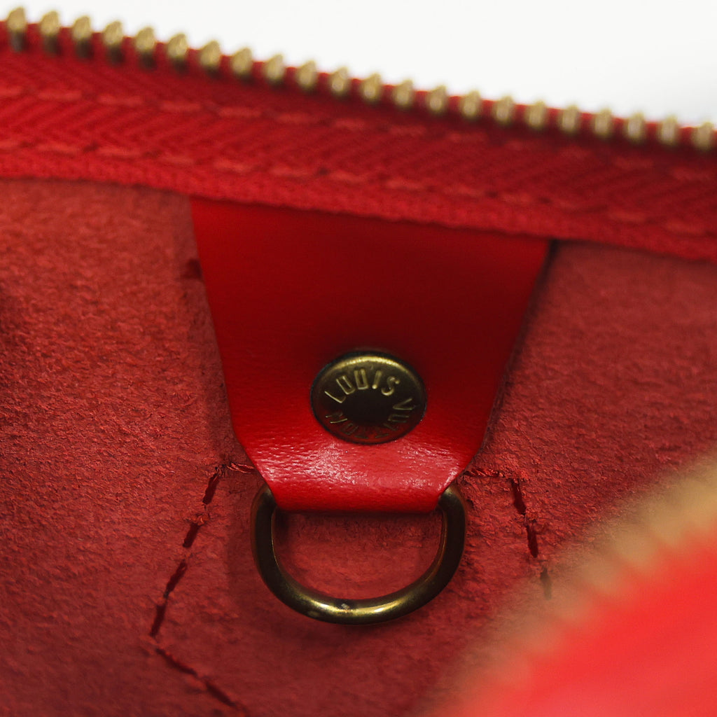 LOUIS VUITTON Epi Speedy 30 M43007 Red