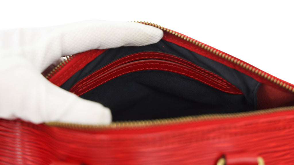 LOUIS VUITTON Epi Speedy 30 M43007 Red