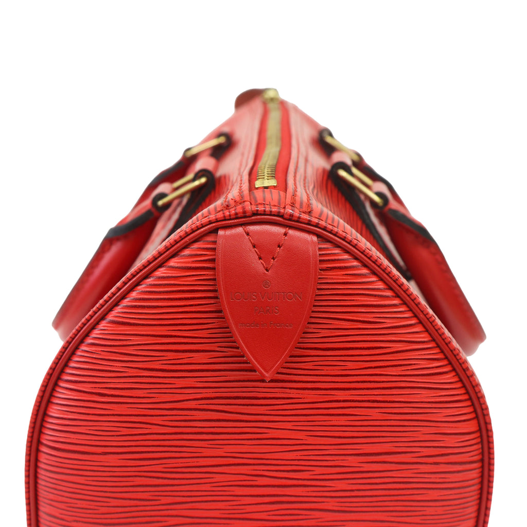 LOUIS VUITTON Epi Speedy 30 M43007 Red