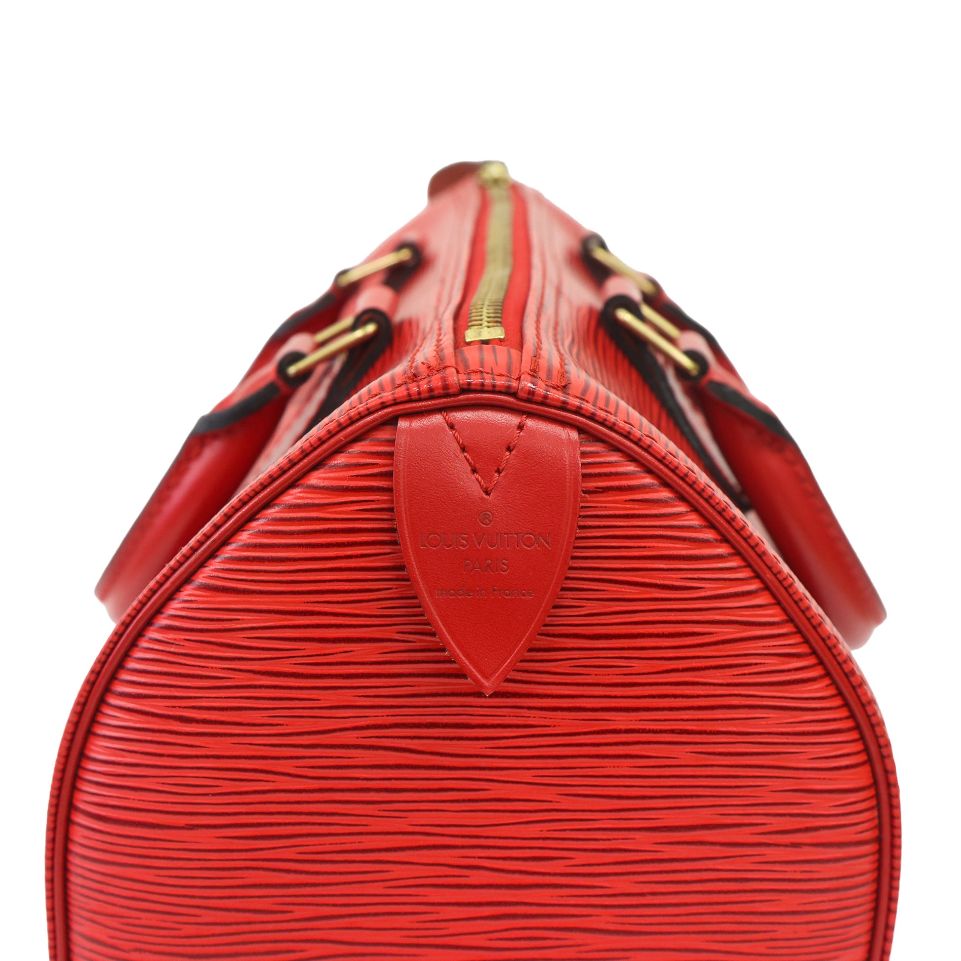 LOUIS VUITTON Epi Speedy 30 M43007 Red