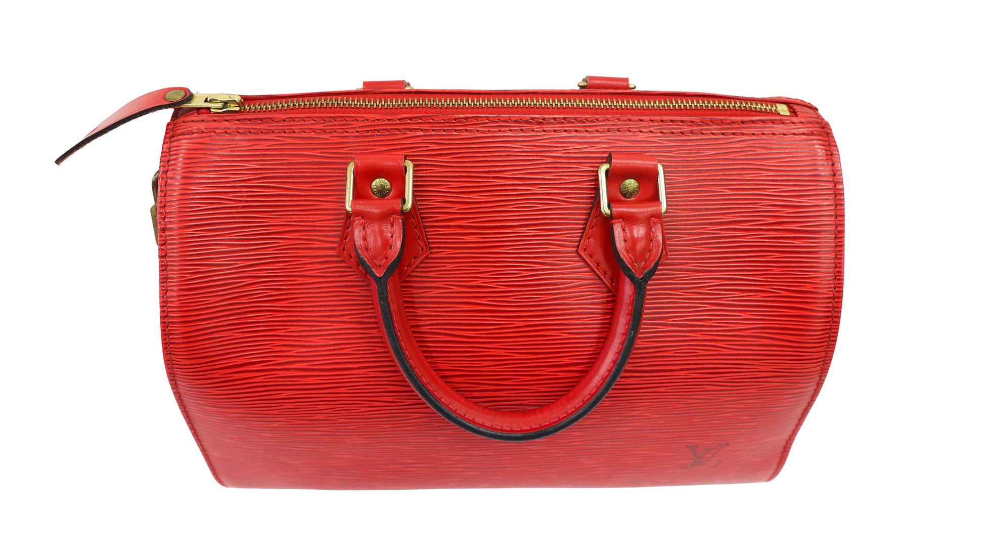 LOUIS VUITTON Epi Speedy 30 M43007 Red