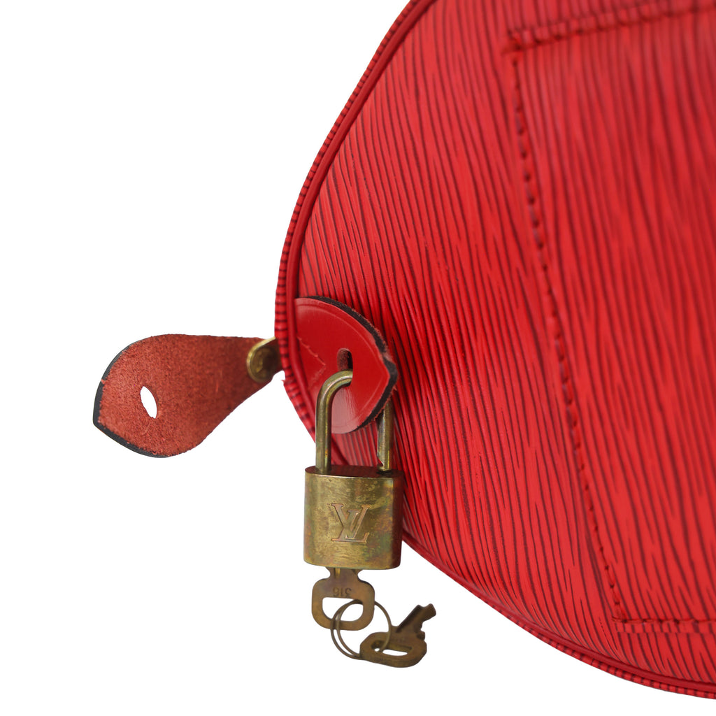 LOUIS VUITTON Epi Speedy 30 M43007 Red