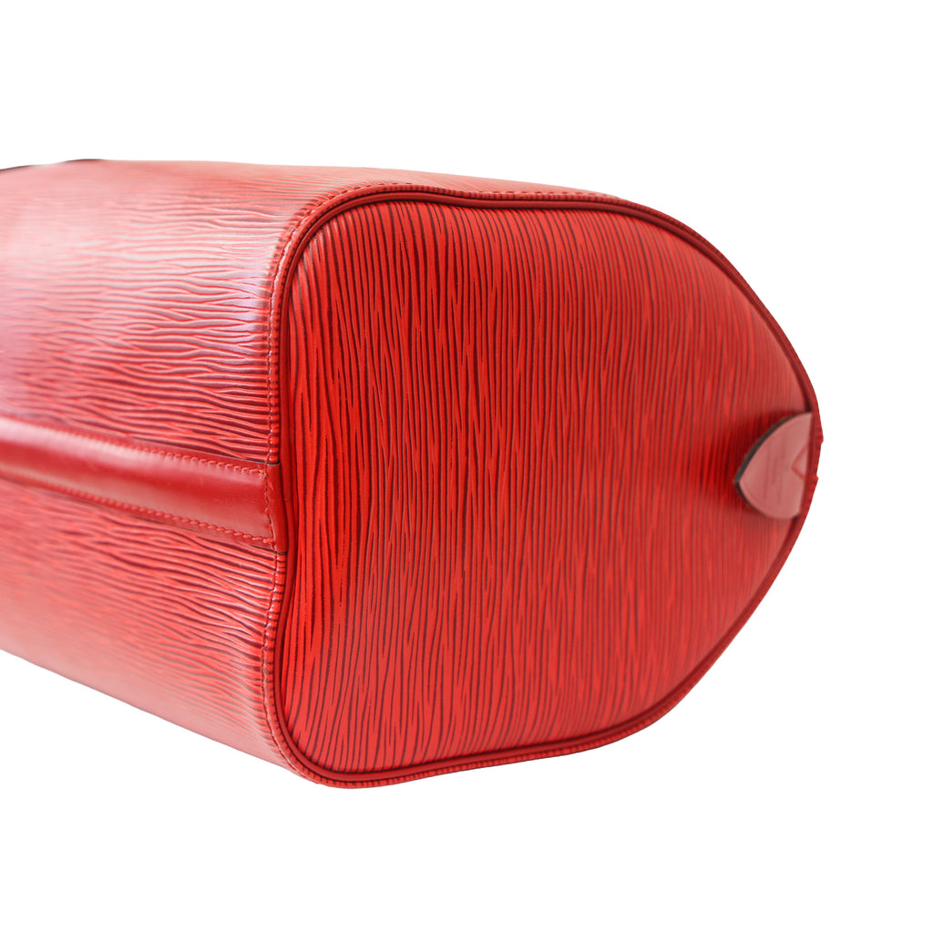 LOUIS VUITTON Epi Speedy 30 M43007 Red