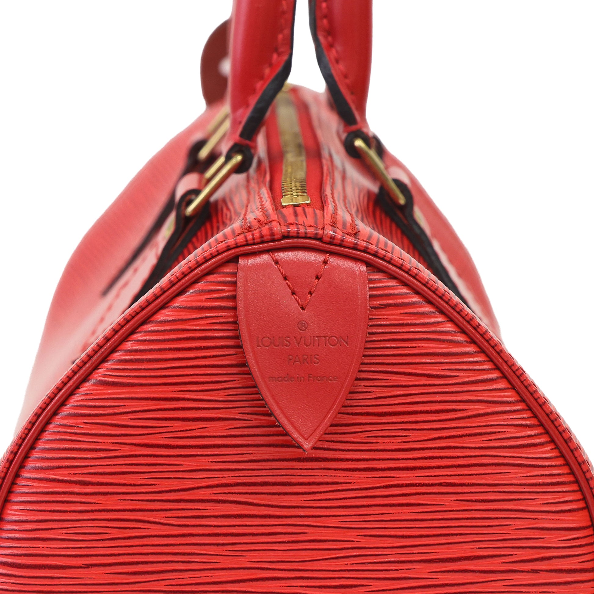 LOUIS VUITTON Epi Speedy 30 M43007 Red