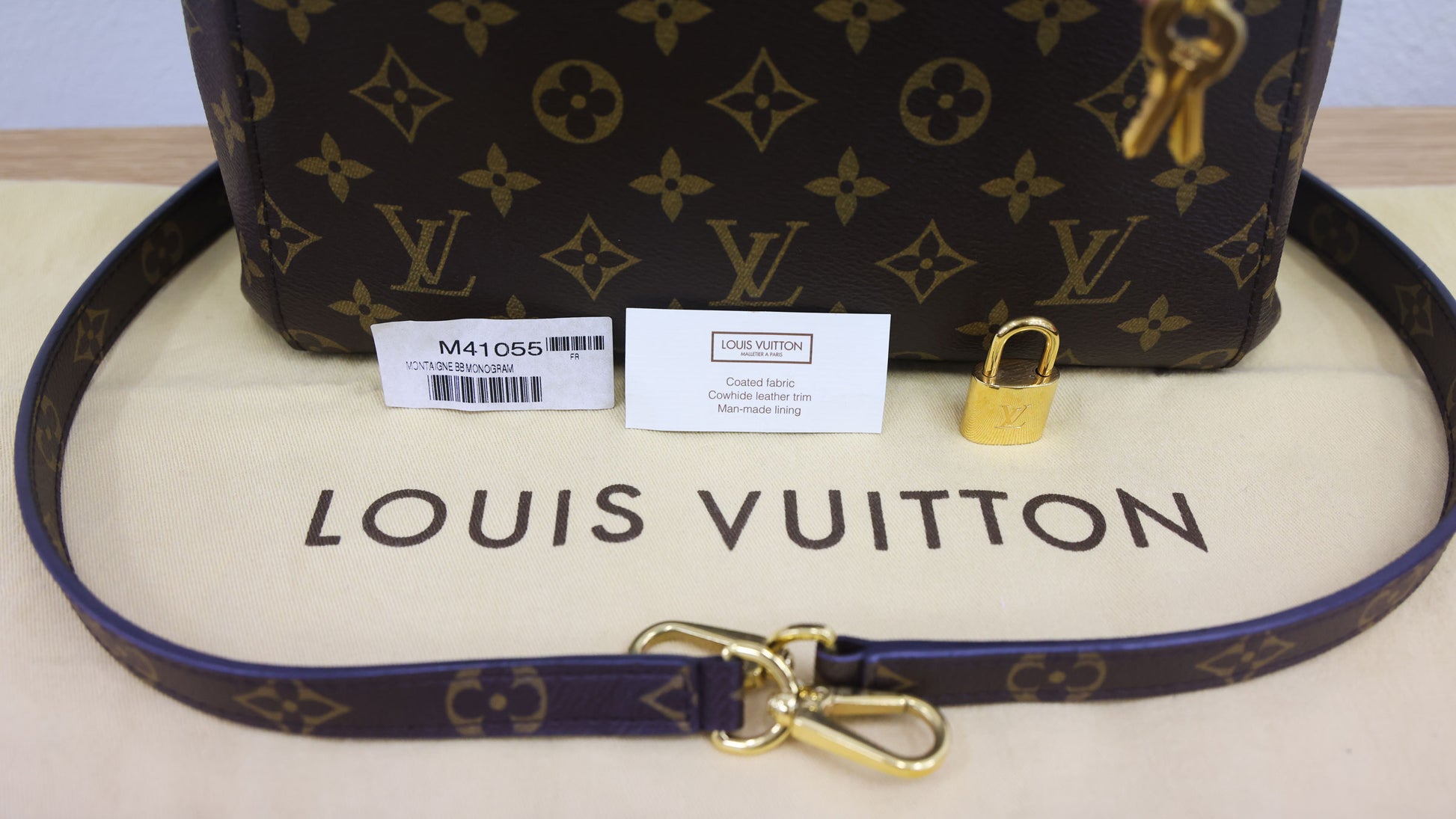Preloved LOUIS VUITTON Montaigne Monogram BB Bag M41055 | Luxe Again Maison