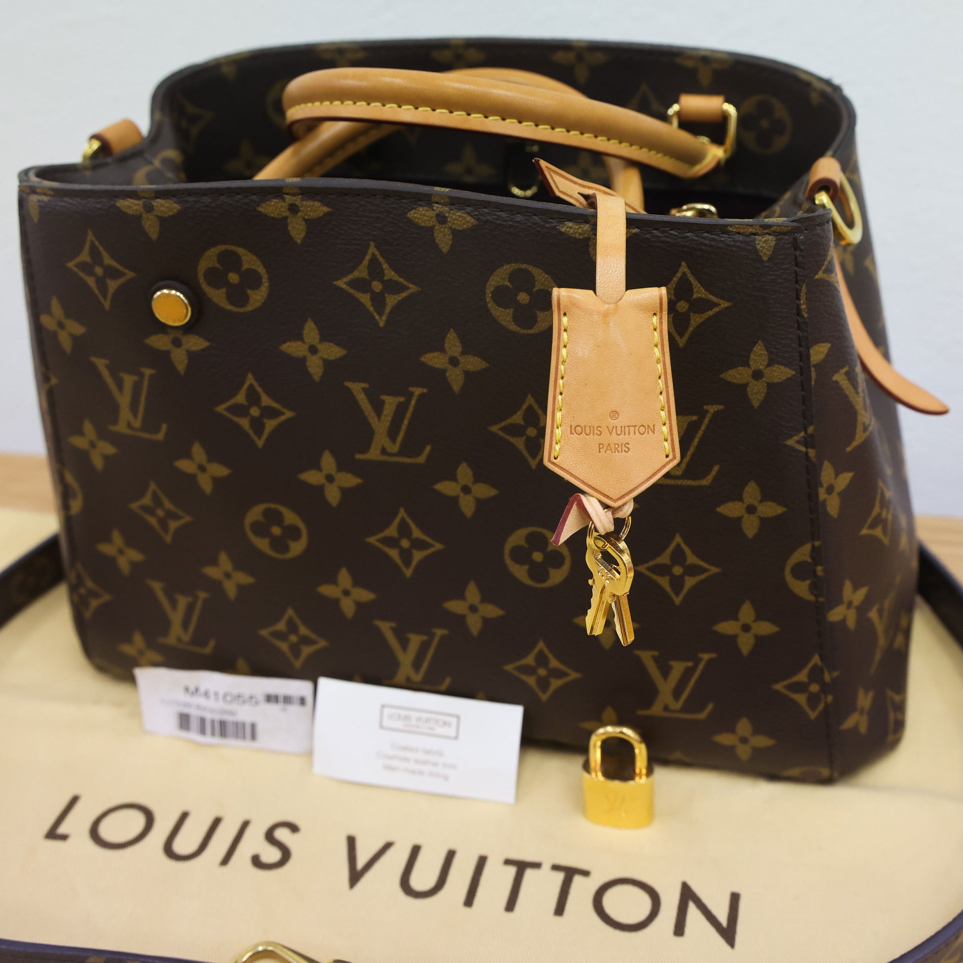 Preloved LOUIS VUITTON Montaigne Monogram BB Bag M41055 | Luxe Again Maison
