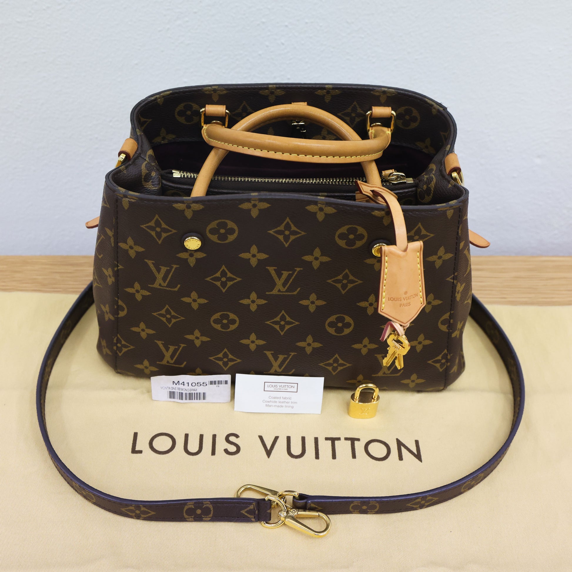 Preloved LOUIS VUITTON Montaigne Monogram BB Bag M41055 | Luxe Again Maison