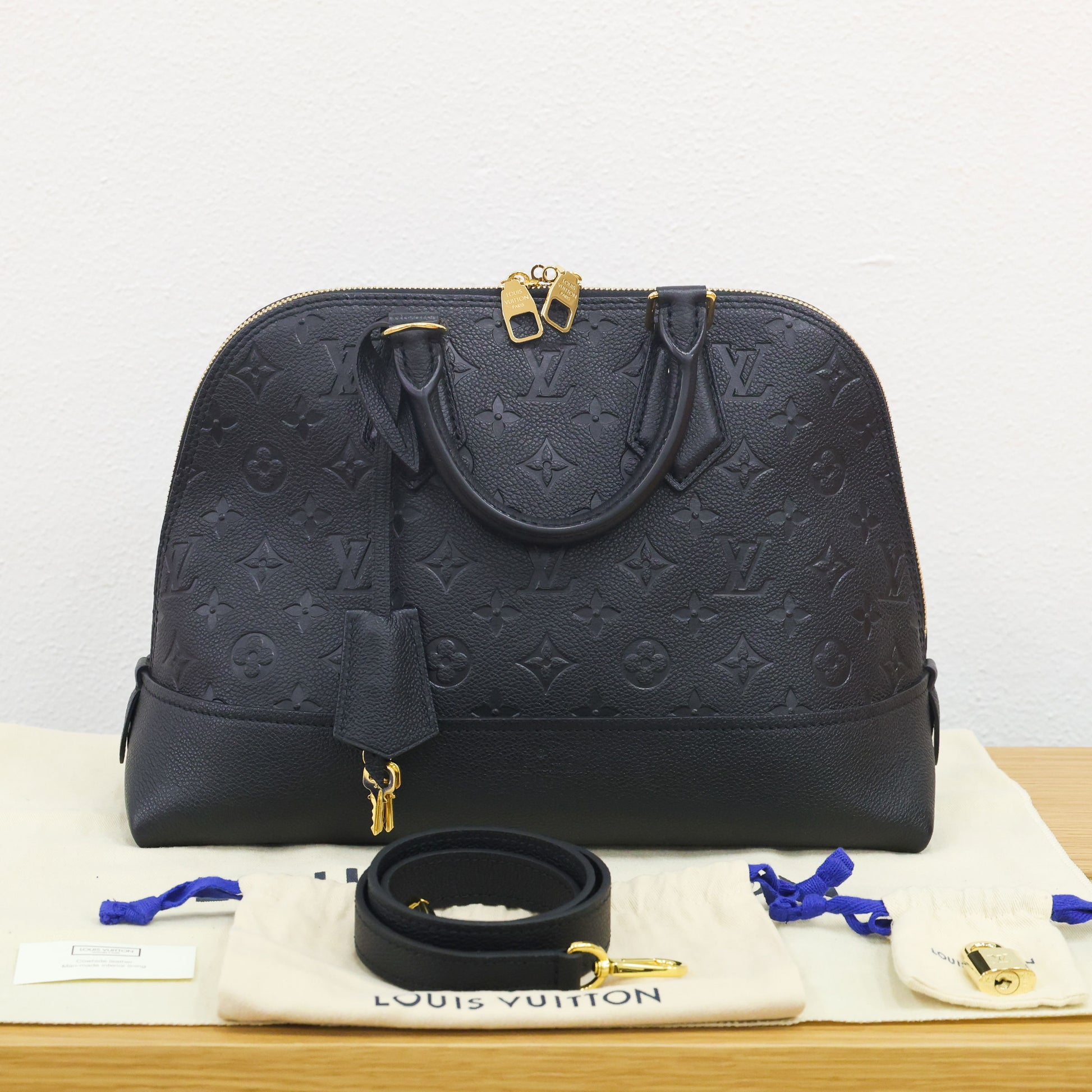 Preloved LOUIS VUITTON Neo Alma PM 2 Way Monogram Empreinte Black M44832 | Luxe Again Maison