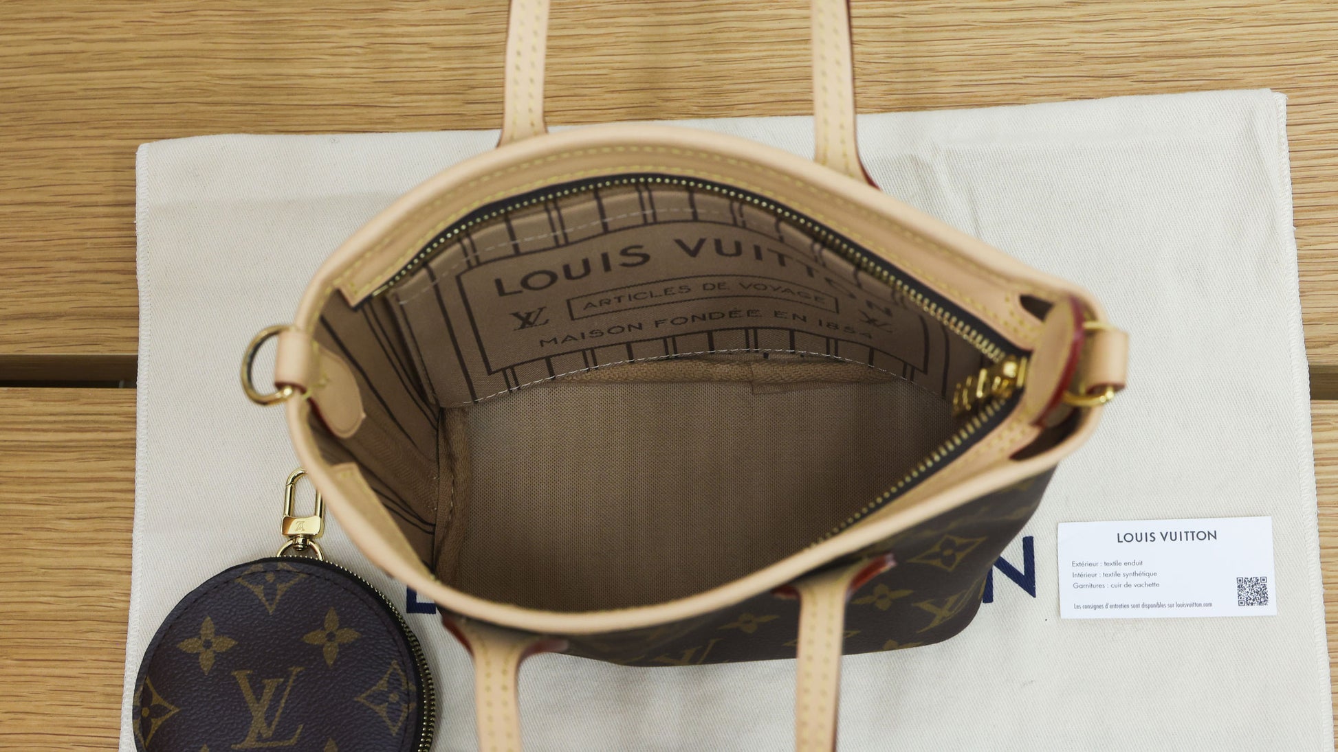 Preloved LOUIS VUITTON Neverfull BB Monogram M46705 Bag | Luxe Again Maison