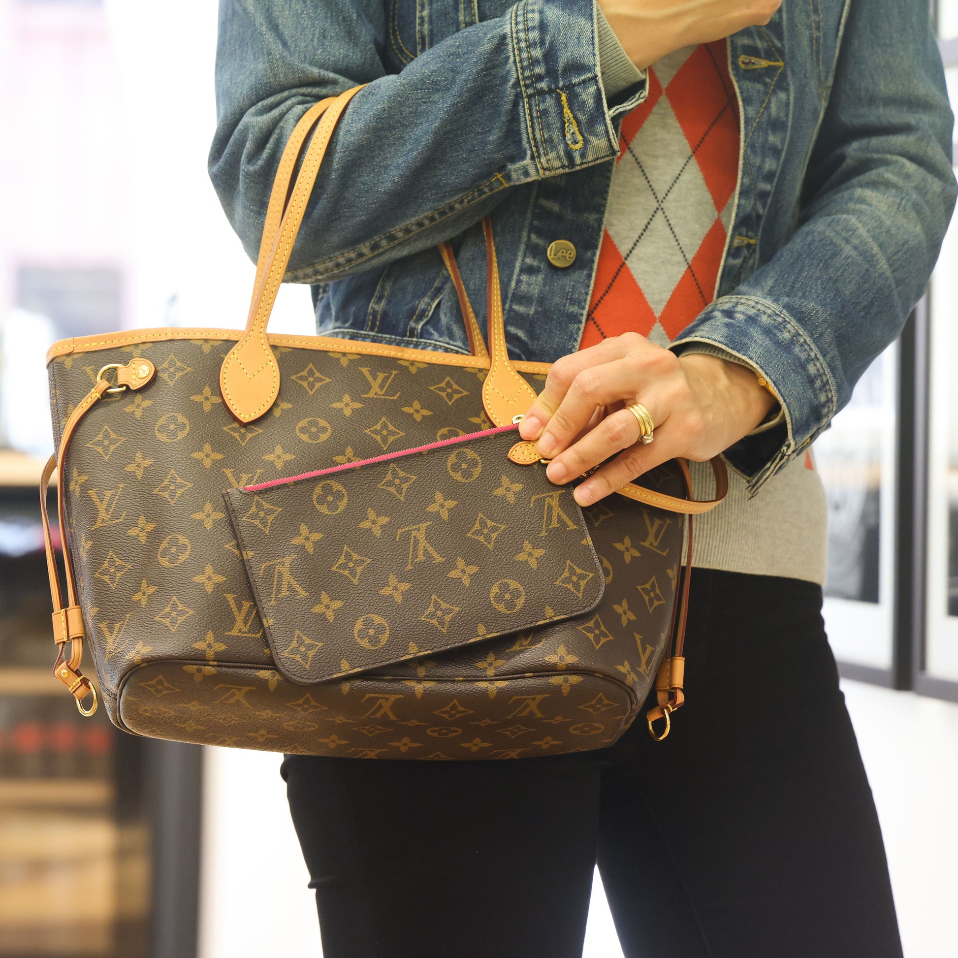 Preloved LOUIS VUITTON Neverfull PM Monogram Tote M41245 | Luxe Again Maison