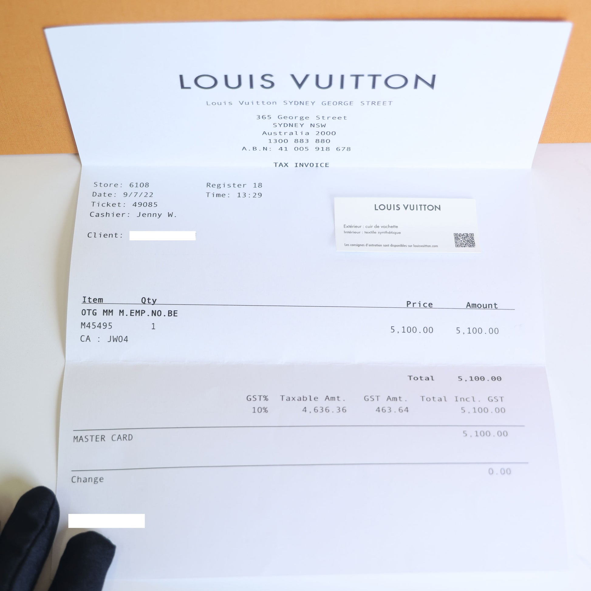 Preloved LOUIS VUITTON OnTheGo MM Empreinte Leather Black | Luxe Again Maison