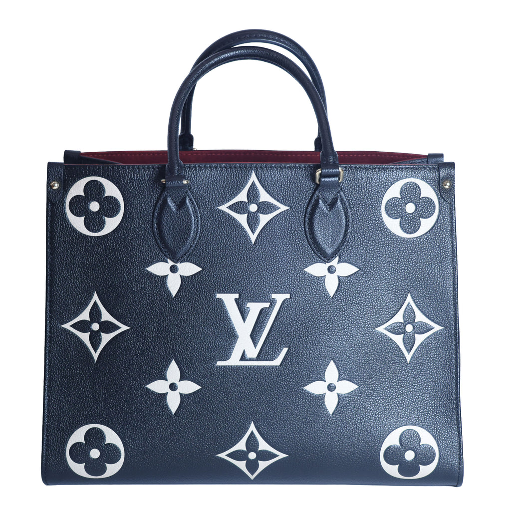 Preloved LOUIS VUITTON OnTheGo MM Empreinte Leather Black | Luxe Again Maison