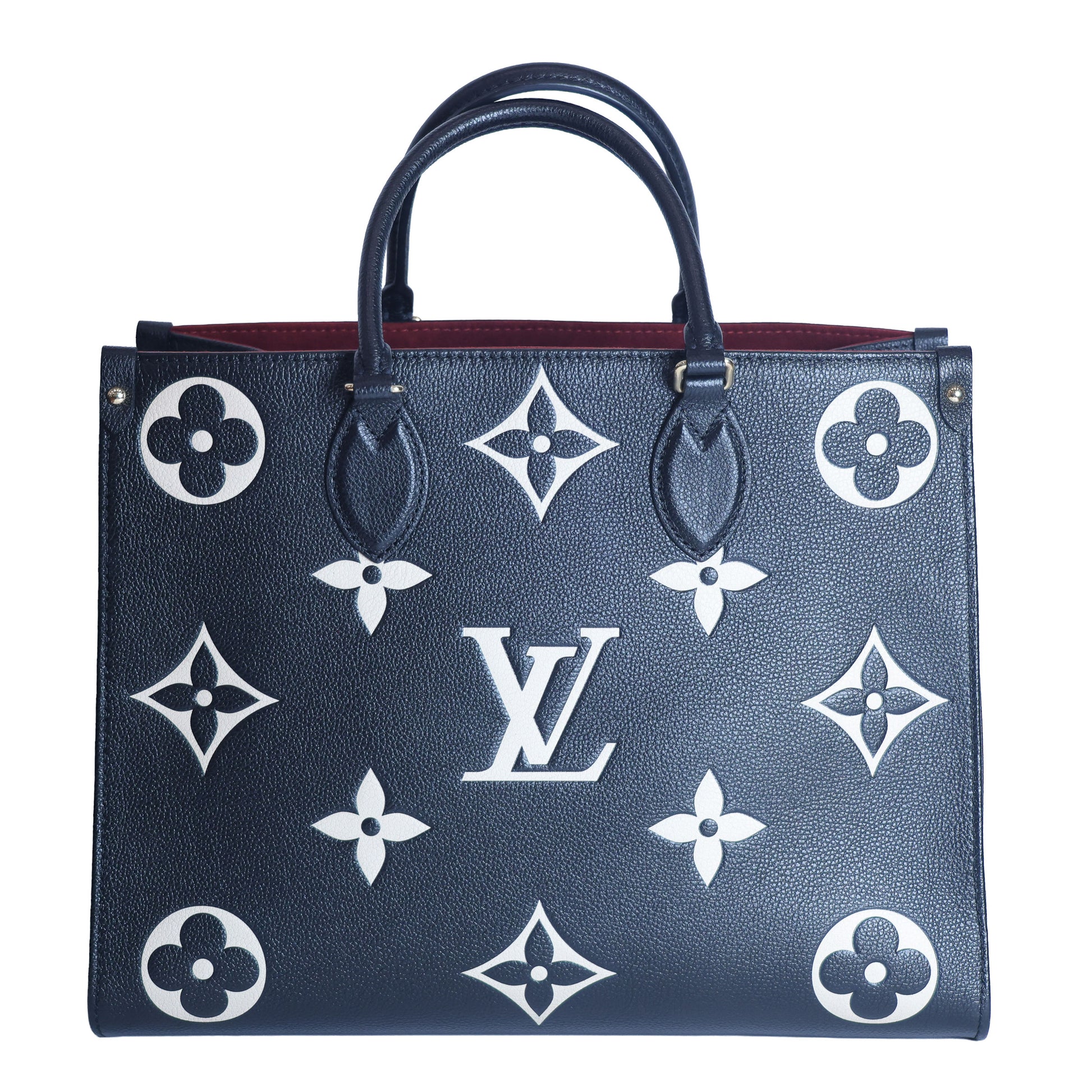 Preloved LOUIS VUITTON OnTheGo MM Empreinte Leather Black | Luxe Again Maison