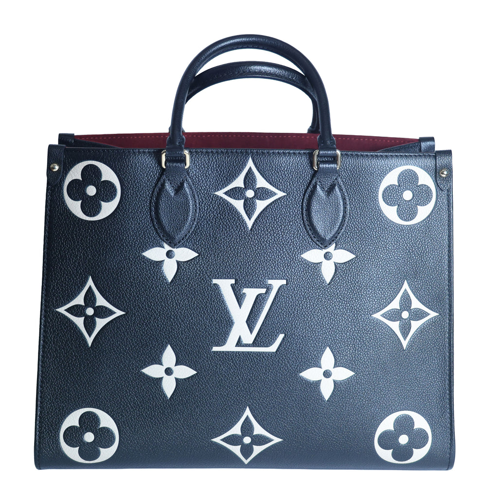 Preloved LOUIS VUITTON OnTheGo MM Empreinte Leather Black | Luxe Again Maison