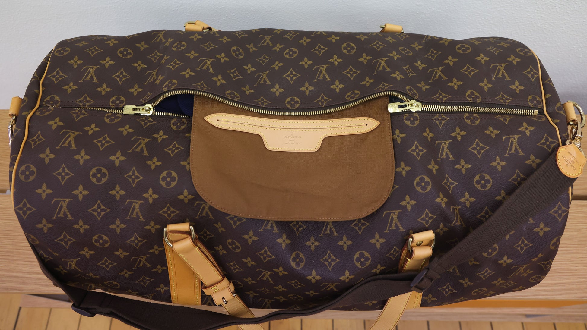 Preloved LOUIS VUITTON Sac Polochon Monogram Boston Bag M41222 | Luxe Again 