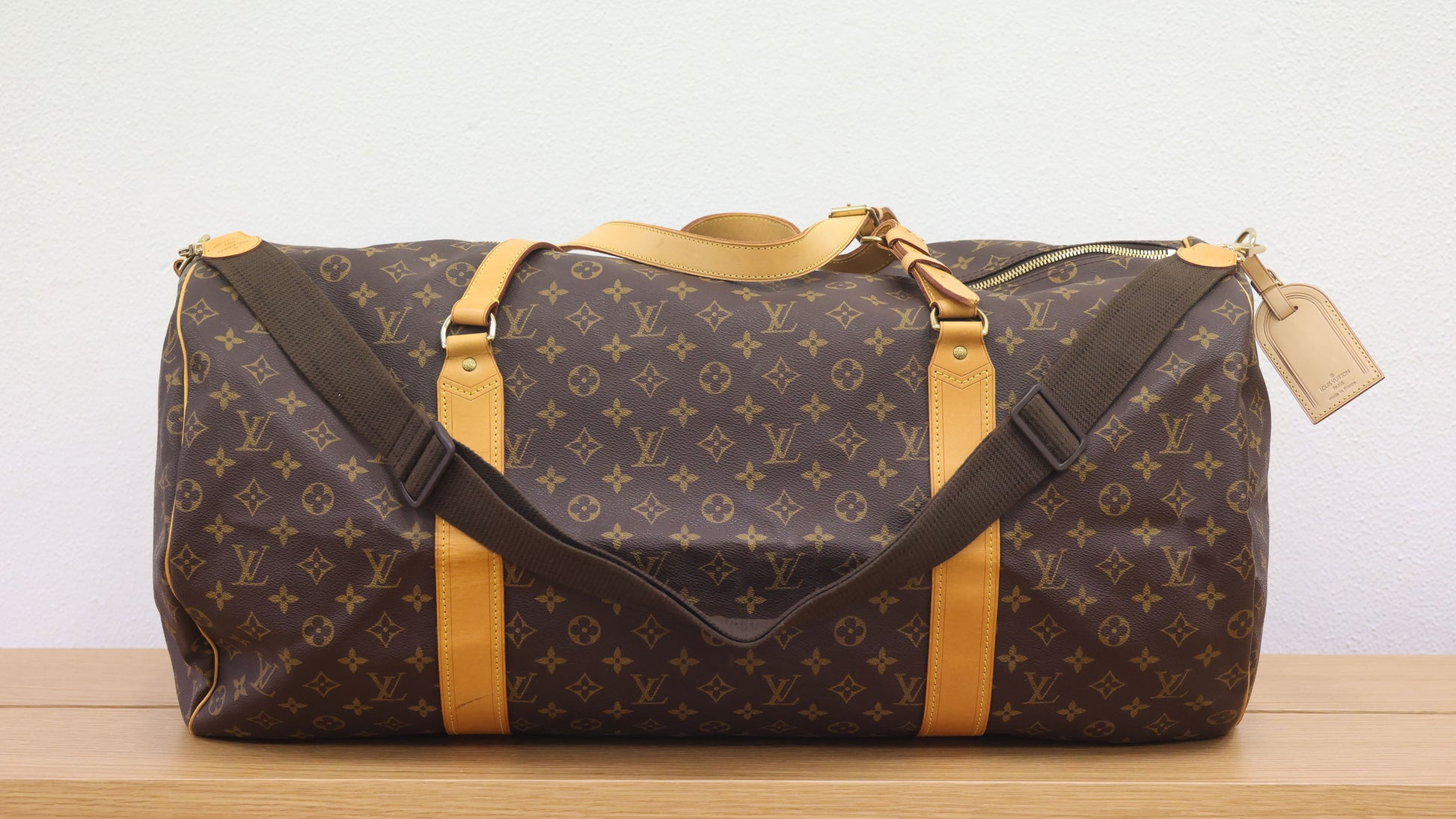 Preloved LOUIS VUITTON Sac Polochon Monogram Boston Bag M41222 | Luxe Again 